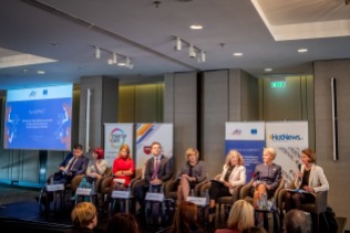 EC Cretu attends the opening of the EuroImpact conference, Monday, October 29th, 2018, in Bucharest, Romania.