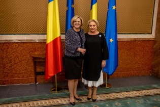 EC Cretu meets with Romanian prime minister Viorica Dancila, Monday, October 29th, 2018, in Bucharest, Romania.
